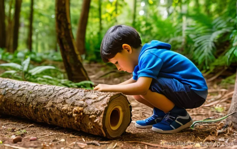 야외 학습을 위한 커리큘럼 개발 전략 - **Forest Kindergarten Exploration:** A vibrant, sun-dappled scene set within a lush European forest,...
